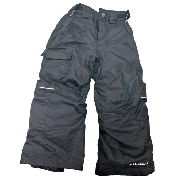 COLUMBIA UNISEX BOYS GIRLS XXS BLACK OMNI HEAT SNOW SKI PANTS - Picture 1 of 14